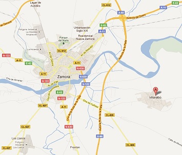 Villaralbo en Google Maps